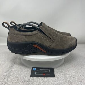 Merrell Men’s Jungle Moc J60787 Gray Suede Slip On Casual Shoes Size 9.5